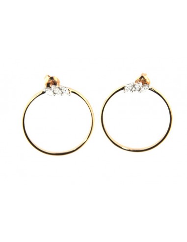 Boucles d'Oreilles Diamant Or Blanc...